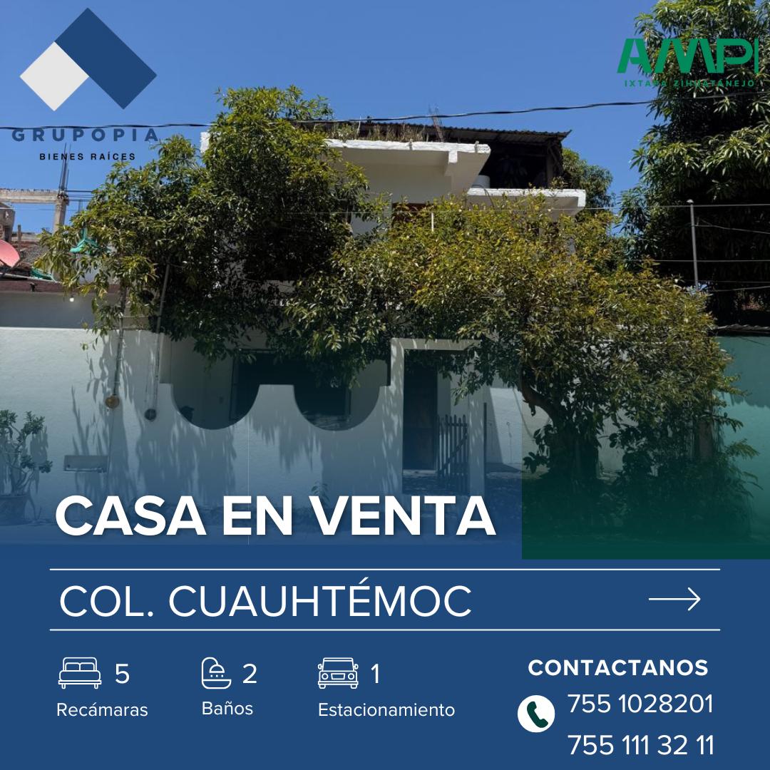Casa en venta Col. Cuauhtémoc